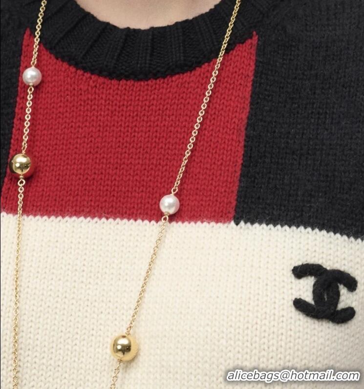 Top Grade Chanel Cashmere And Wool Top CH2563 Black/Red/Multicolor 2026