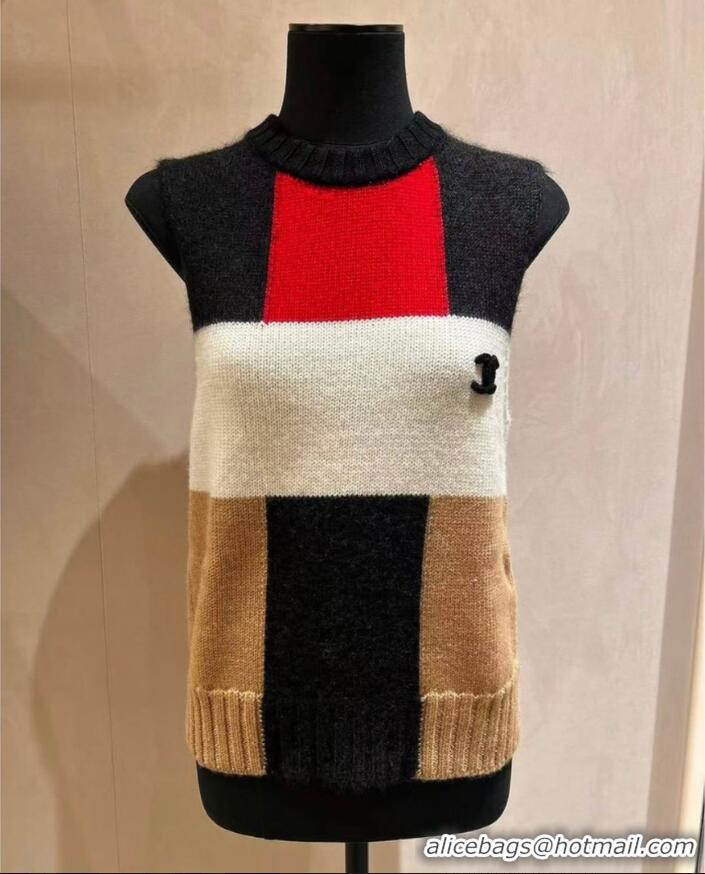 Top Grade Chanel Cashmere And Wool Top CH2563 Black/Red/Multicolor 2026