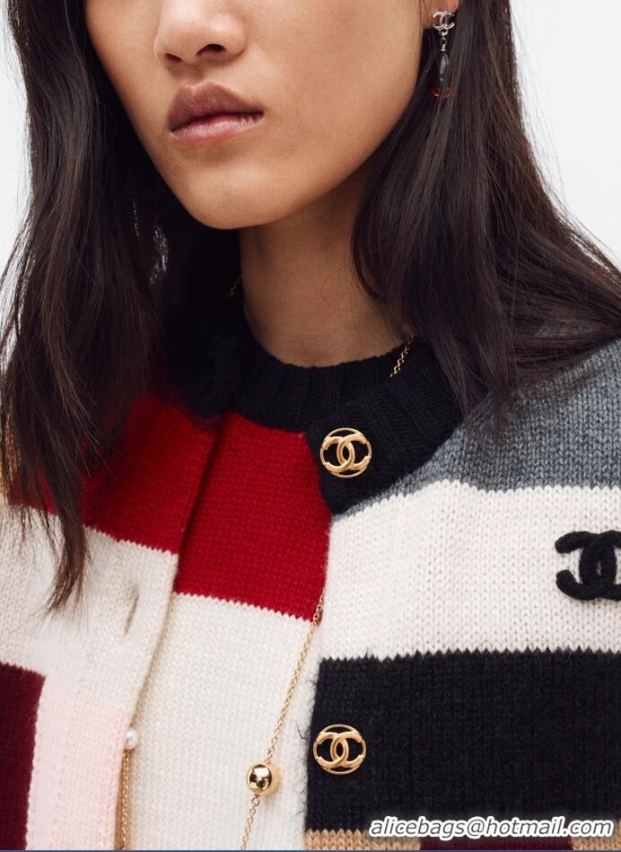 ​Best Quality Chanel Cardigan In Cashmere And Wool CH2564 Black/Red/Multicolor 2026