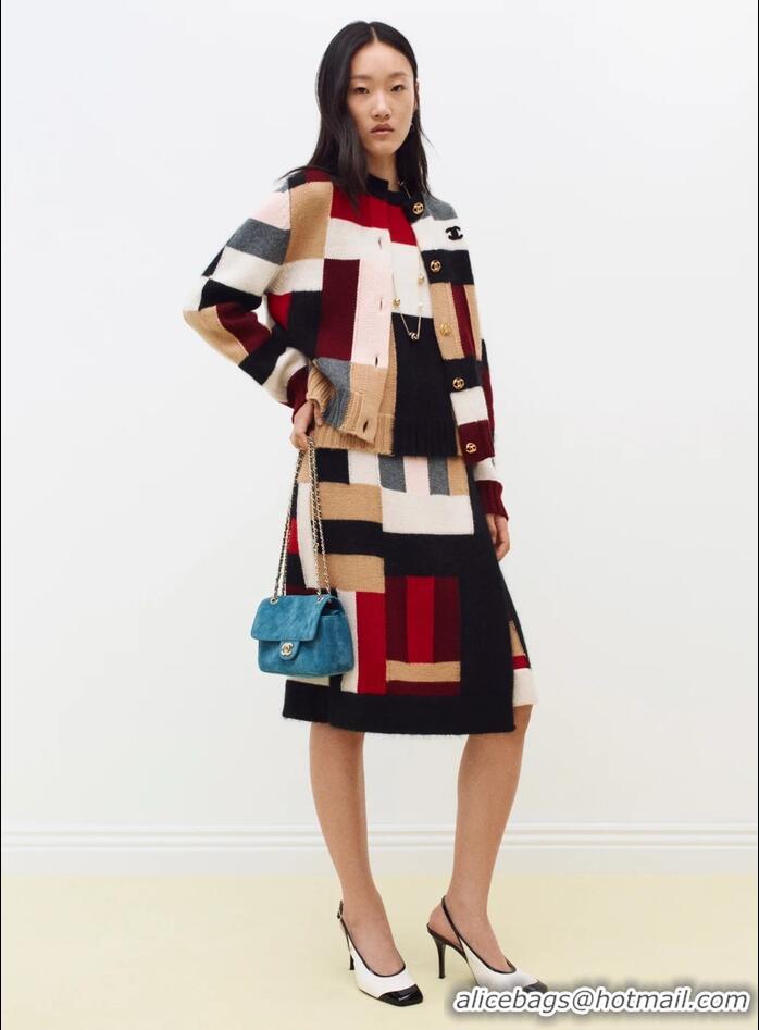 ​Best Quality Chanel Cardigan In Cashmere And Wool CH2564 Black/Red/Multicolor 2026
