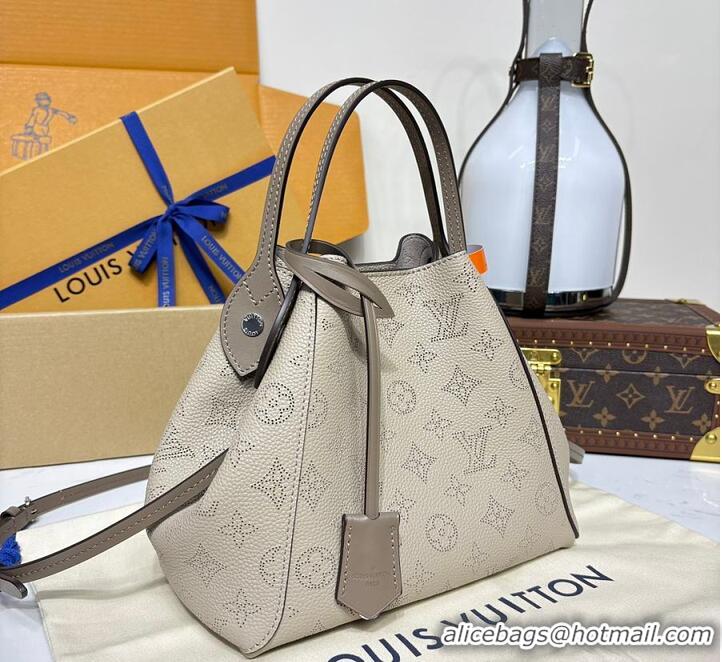 Best Quality Louis Vuitton Mahina Leather Hina MM M54355 Gray 2026
