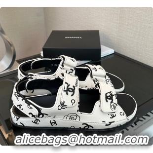 Best Product Chanel 23P CC Logo Lambskin Dad Sandals 60703001