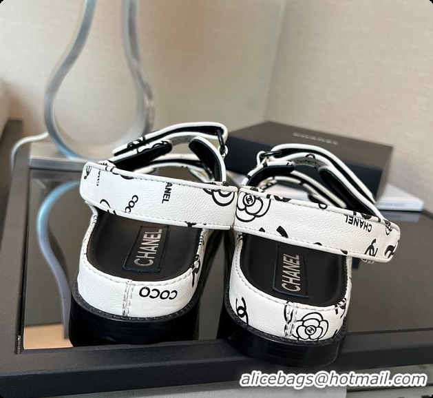 Best Product Chanel 23P CC Logo Lambskin Dad Sandals 60703001