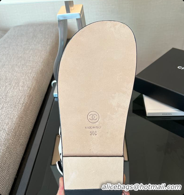 Best Product Chanel 23P CC Logo Lambskin Dad Sandals 60703001