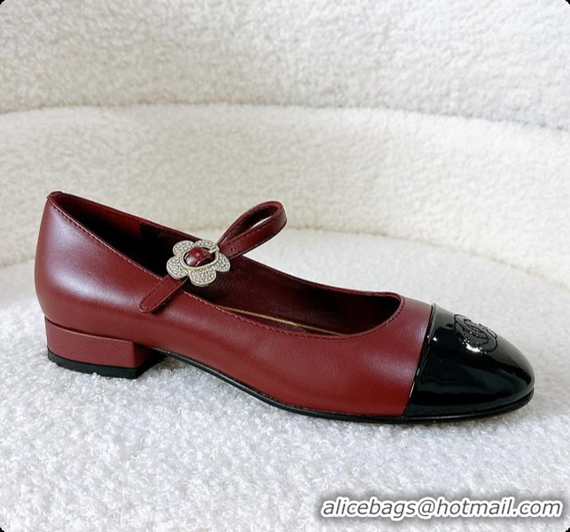 Good Product Chanel 25A Ballet Flats Red 60703008
