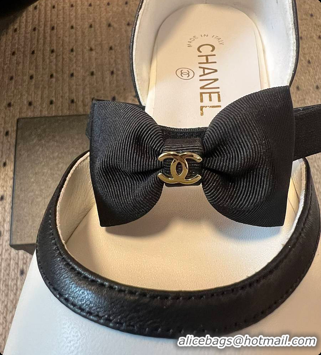 Grade Quality Chanel Mary Janes Mesh & Grosgrain White & Black 60703011