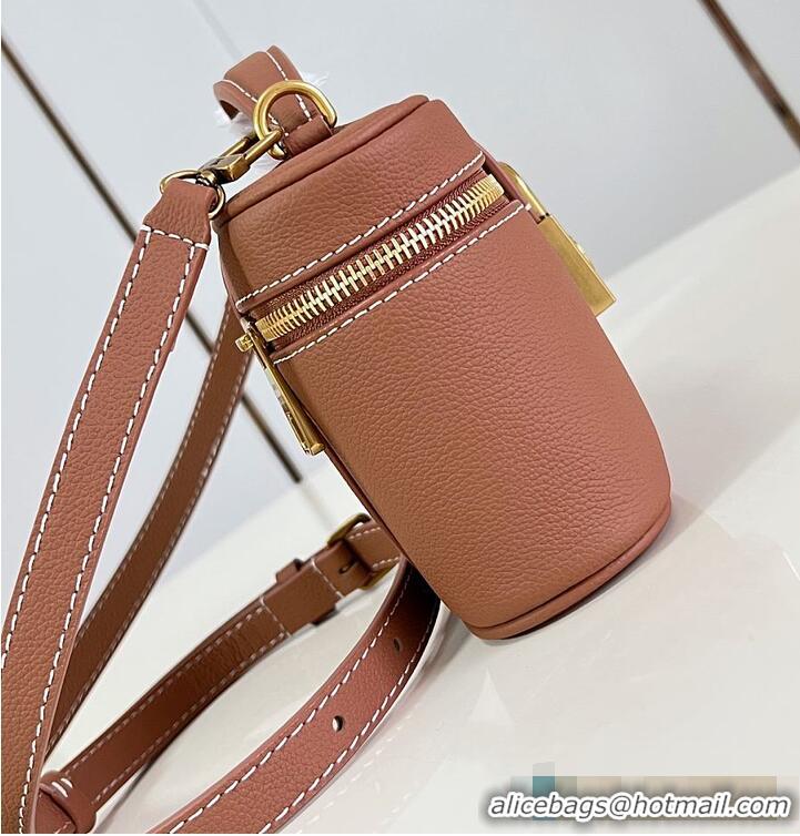 Unique Grade Louis Vuitton Low Key Vanity Bag Calfskin M29052 Cognac Brown 2026