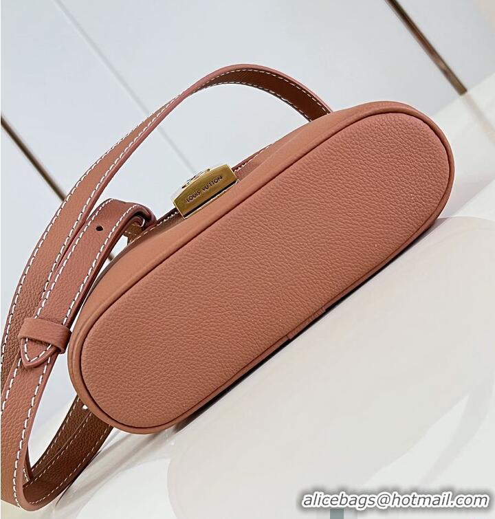 Unique Grade Louis Vuitton Low Key Vanity Bag Calfskin M29052 Cognac Brown 2026