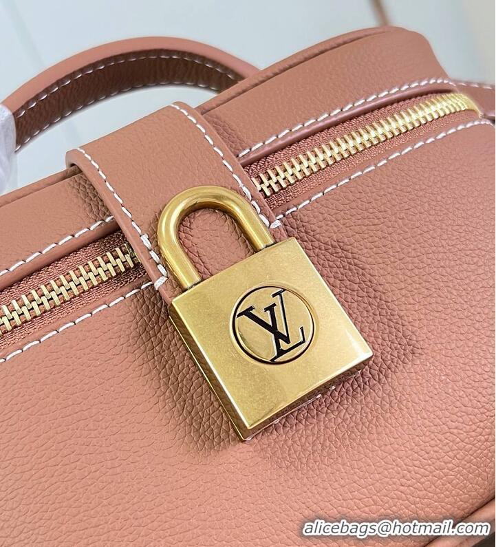 Unique Grade Louis Vuitton Low Key Vanity Bag Calfskin M29052 Cognac Brown 2026