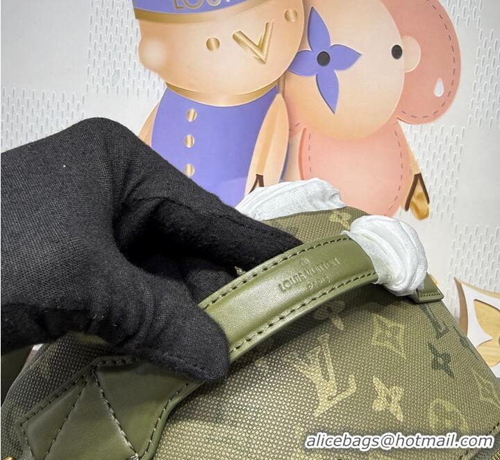 Well Crafted Louis Vuitton Monogram Canvas Palm Springs Backpack PM M29055 Khaki Green 2026