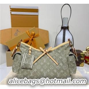 Good Looking Louis Vuitton Monogram Denim Carryall Cargo PM M29056 Khaki 2026