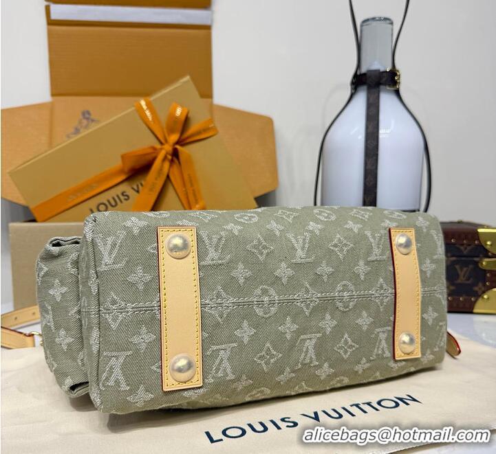 Good Looking Louis Vuitton Monogram Denim Carryall Cargo PM M29056 Khaki 2026