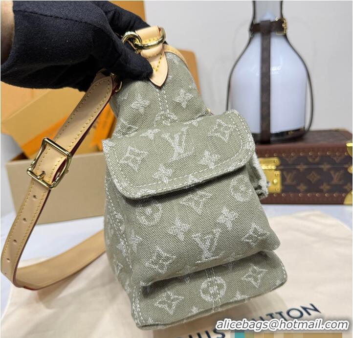 Good Looking Louis Vuitton Monogram Denim Carryall Cargo PM M29056 Khaki 2026