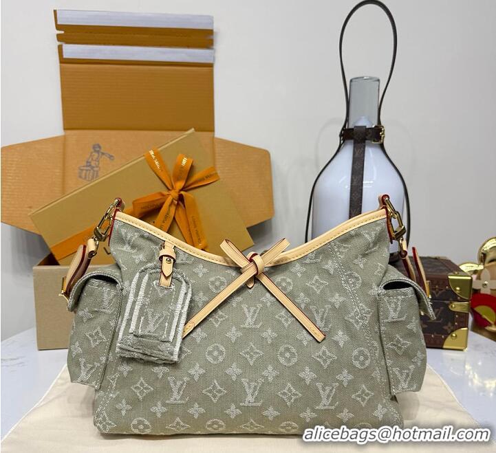 Good Looking Louis Vuitton Monogram Denim Carryall Cargo PM M29056 Khaki 2026