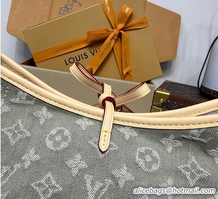 Good Looking Louis Vuitton Monogram Denim Carryall Cargo PM M29056 Khaki 2026