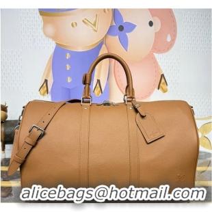 Market Sells Louis Vuitton Keepall Bandouliere 50 Waxy Calf Leather M29058 Tan 2026