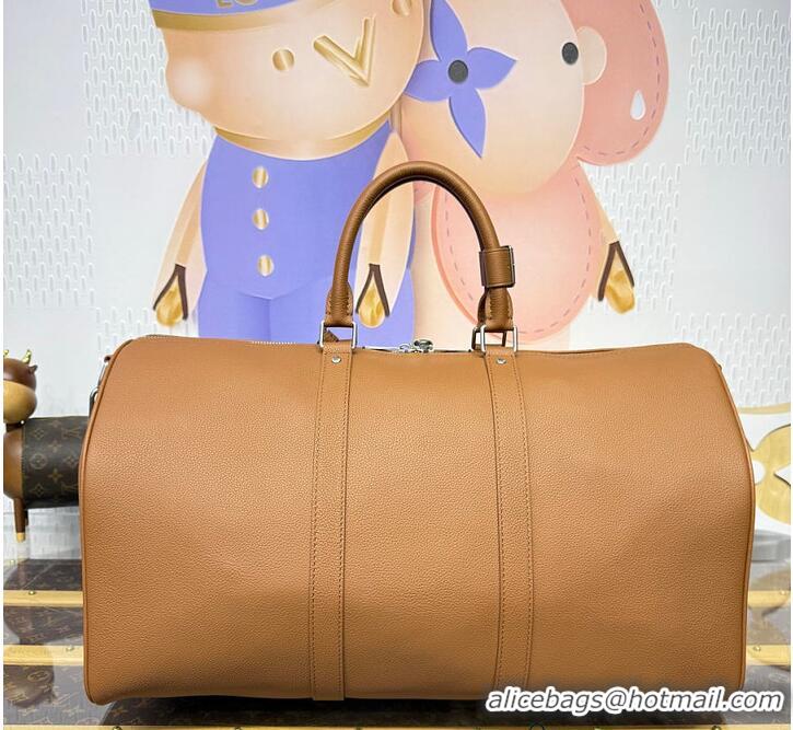 Market Sells Louis Vuitton Keepall Bandouliere 50 Waxy Calf Leather M29058 Tan 2026
