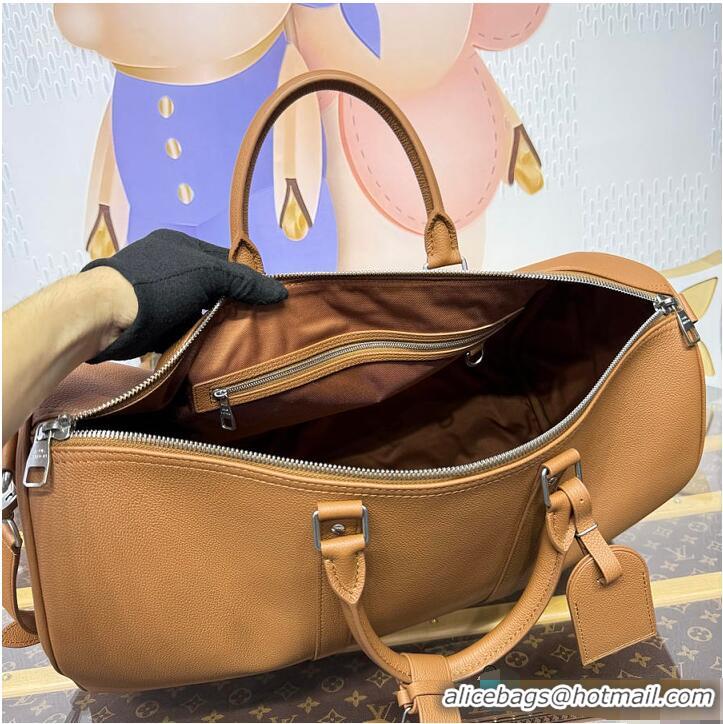 Market Sells Louis Vuitton Keepall Bandouliere 50 Waxy Calf Leather M29058 Tan 2026