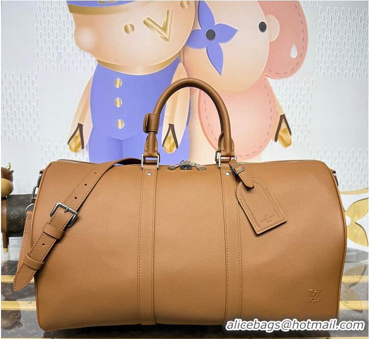 Market Sells Louis Vuitton Keepall Bandouliere 50 Waxy Calf Leather M29058 Tan 2026