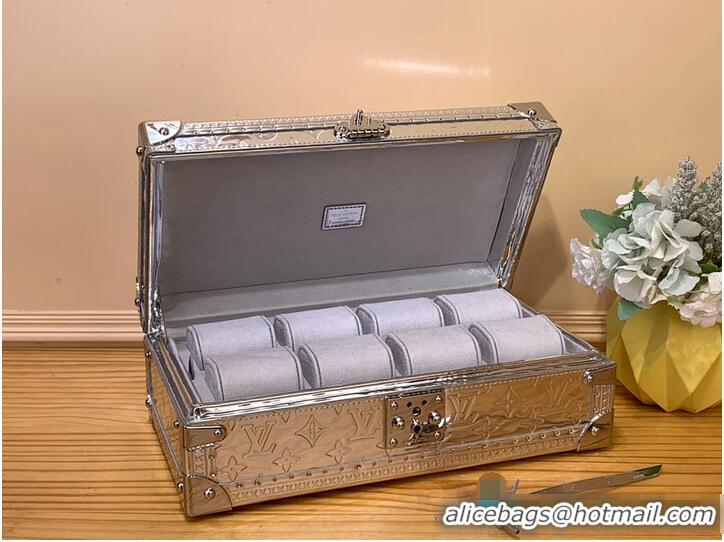 Best Product Louis Vuitton LV Ski Coffret 8 Montres Other Monogram Canvas M29066 Silver