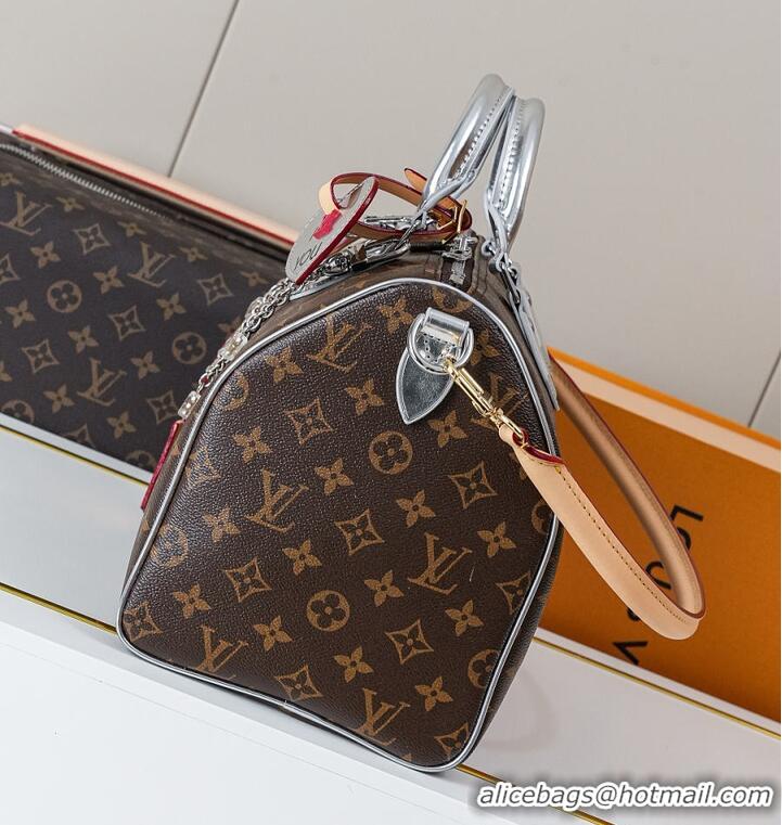 Well Crafted Louis Vuitton 57th Street NYC Speedy Bandoulière 30 Monogram M29067 Silver