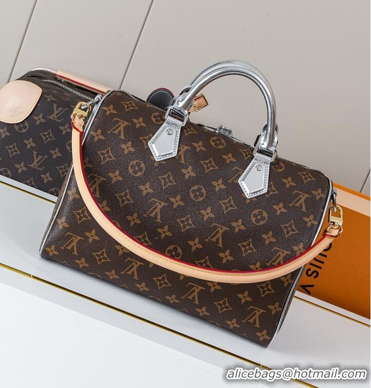 Well Crafted Louis Vuitton 57th Street NYC Speedy Bandoulière 30 Monogram M29067 Silver