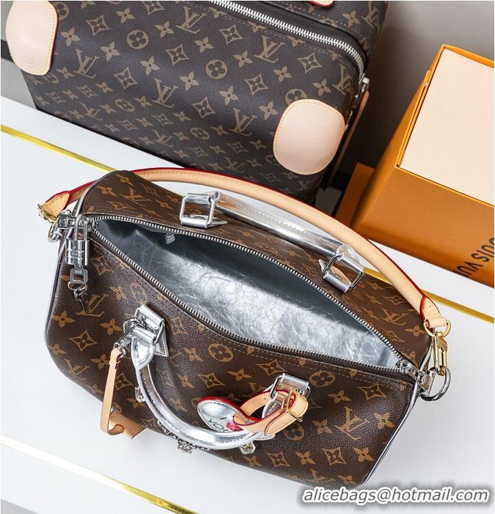 Well Crafted Louis Vuitton 57th Street NYC Speedy Bandoulière 30 Monogram M29067 Silver