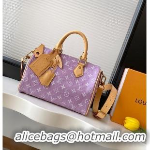 Best Quality Louis Vuitton Speedy P9 Bandouliere 25 in Ostrich Lavender M29099 2026