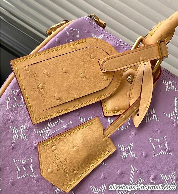 Best Quality Louis Vuitton Speedy P9 Bandouliere 25 in Ostrich Lavender M29099 2026