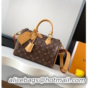 Top Grade Louis Vuitton Speedy P9 Bandouliere 25 in Ostrich Leather M29099 Brown 2026