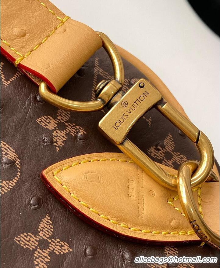 Top Grade Louis Vuitton Speedy P9 Bandouliere 25 in Ostrich Leather M29099 Brown 2026