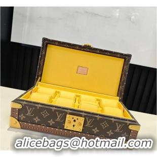Luxury Discount Louis Vuitton Coffret 8 Watch Case Sunflower M29109 2026