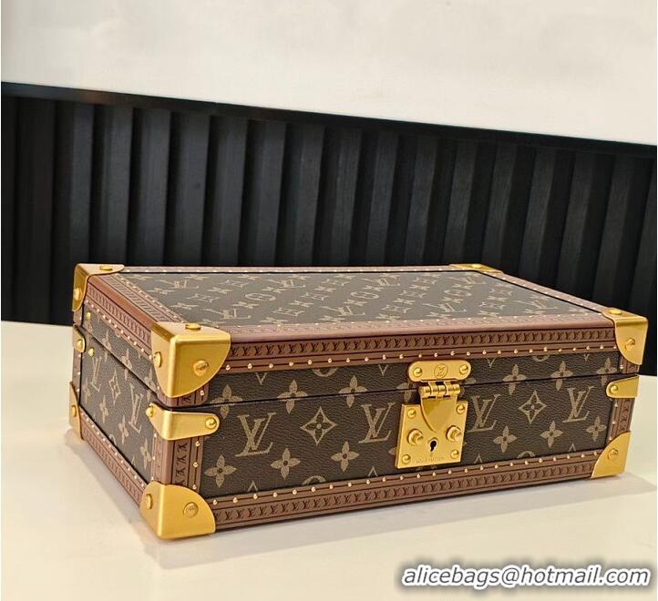 Luxury Discount Louis Vuitton Coffret 8 Watch Case Sunflower M29109 2026