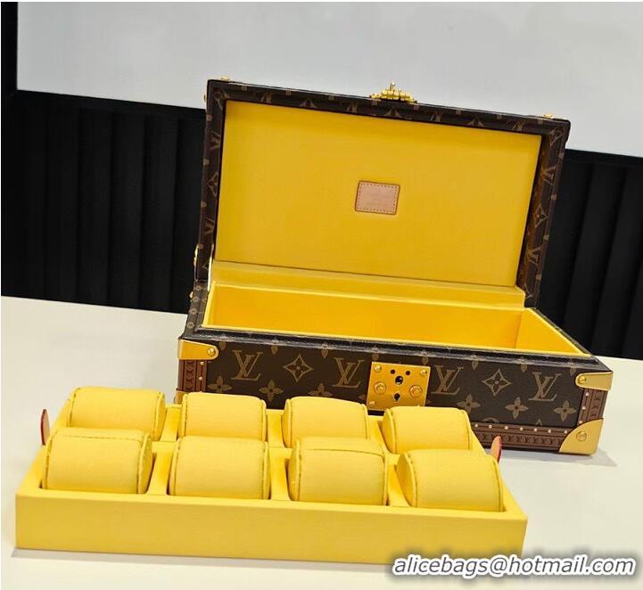 Luxury Discount Louis Vuitton Coffret 8 Watch Case Sunflower M29109 2026