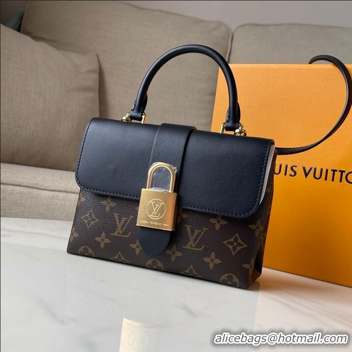 Sophisticated Louis Vuitton Monogram Canvas and Leather Locky BB Bag M44141 Noir 2019