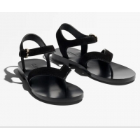 Buy Discount Chanel Sandals In Suede Calfskin CH6983 Black Spring Summer 2026