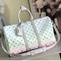 Reasonable Price Louis Vuitton Monogram Keepall Bandouliere Key Travel Bag M13915