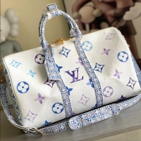Top Grade Louis Vuitton Monogram Keepall Bandouliere 45 Travel Bag M10254 Multicolor 2026