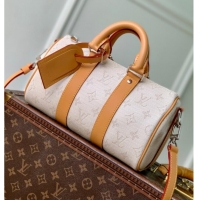 Famous Brand Louis Vuitton Keepall Bandouliere 25 Coated Canvas Handbag M27161