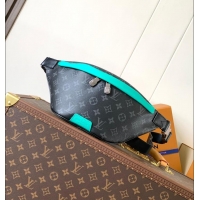 Discount Louis Vuitton Monogram Eclipse Canvas Discovery Waist Bag M25924 Light Blue