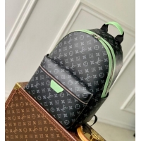 Promotional Louis Vuitton Discovery Monogram Eclipse Canvas Backpack M25887 Light Green