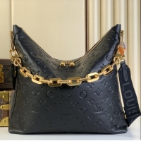 Reasonable Price Louis Vuitton Monogram Empreinte Leather Hobo Bag MM M12072