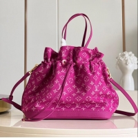 Grade Quality Louis Vuitton Monogram Denim And Cowhide Bucket Bag M51235 2026