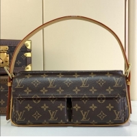 Original Cheap Louis Vuitton Monogram Canvas Viva Cite Shoulder Bag MM M51164