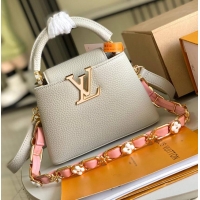 Best Product Louis Vuitton Capucines Metal Woven Chain Handbag M23288 2026