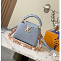 Good Quality Louis Vuitton Capucines Metal Woven Chain Handbag M23288 2026