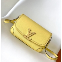 Discount Louis Vuitton Buci Water Ripple Top-grain Cowhide Handbag M59459 Yellow 2026