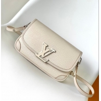 Low Cost Louis Vuitton Buci Water Ripple Top-grain Cowhide Handbag M59459 White 2026