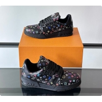 Buy Discount Louis Vuitton x Takashi Murakami LV Trainer Sneaker Black 6070706