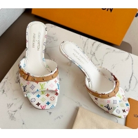 Luxurious Louis Vuitton LV x TM 6AM Mule White 6070706